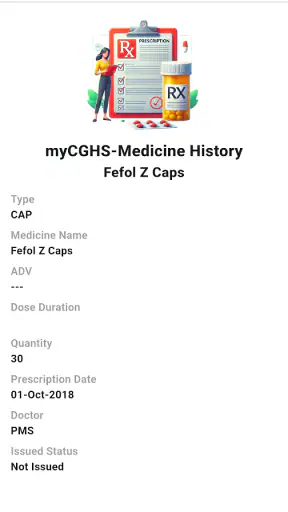 myCGHS 2.0 screenshot