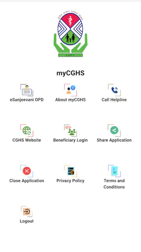 myCGHS 2.0 screenshot