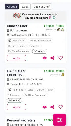 MyJobee Blue/Grey Collar Jobs screenshot