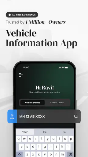 MyMotor - RTO Vehicle Info App screenshot