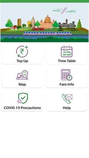 Namma Metro-BMRCL official app screenshot