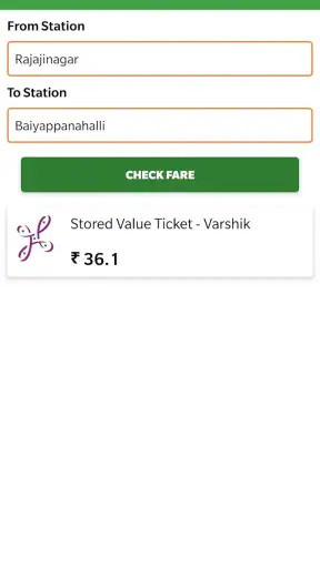 Namma Metro-BMRCL official app screenshot