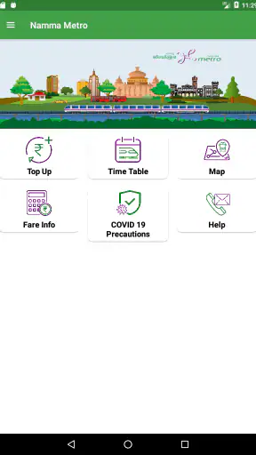 Namma Metro-BMRCL official app screenshot