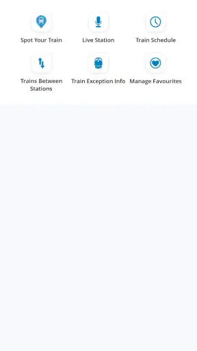 National Train Enquiry System screenshot