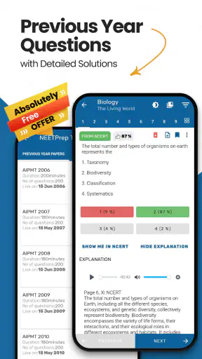 NEETprep - MCQs & Mock Tests screenshot