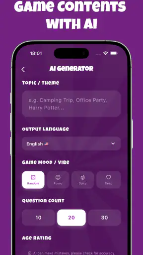 Never Have I Ever: Party Game screenshot