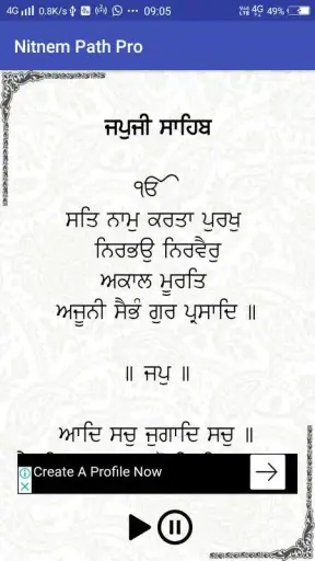 Nitnem Audio - नितनेम पाठ ऑडिय screenshot