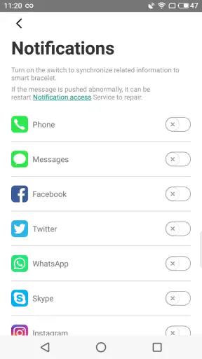 NoiseFit Track screenshot