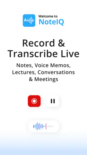 NoteIQ: Transcribe Voice Notes screenshot