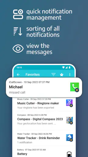 Notification History Log screenshot