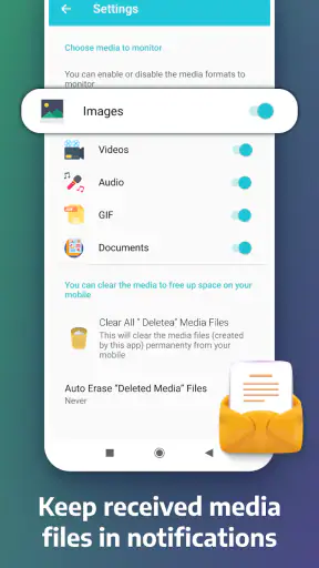 Notification History Log screenshot