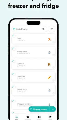 NoWaste: Food Inventory Lists screenshot