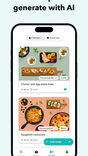 NoWaste: Food Inventory Lists screenshot