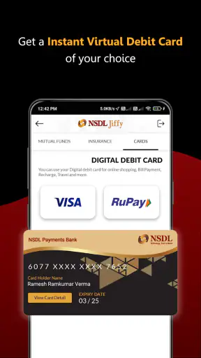 NSDL Jiffy: Zero Balance A/C screenshot