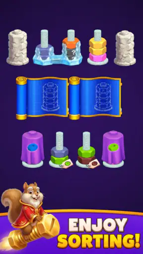 Nut Sort Puzzle: Color Sorting screenshot