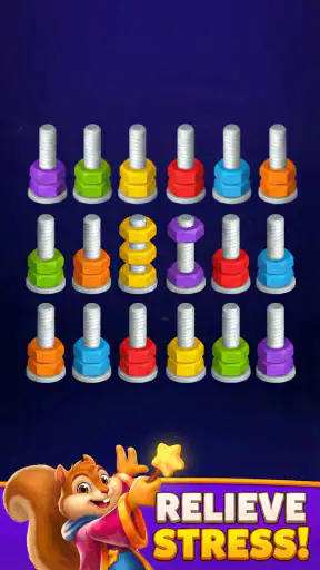 Nut Sort Puzzle: Color Sorting screenshot
