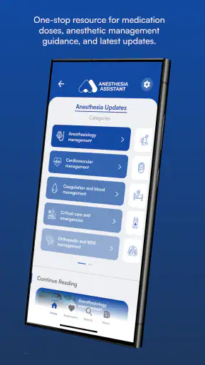 NYSORA Anesthesia Assistant screenshot