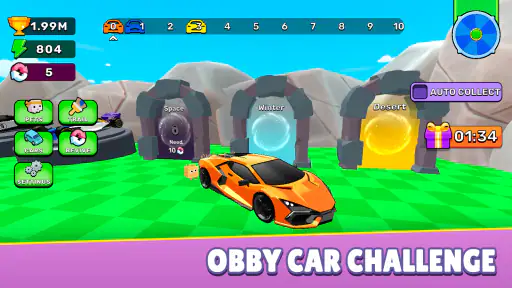 Obby Car Challenge: Drive screenshot