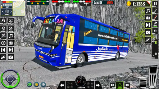 Offroad Bus Driving 3D Game screenshot