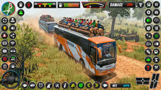 Offroad Bus Sim Driving Game screenshot