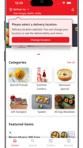 Om Sweets & Snacks screenshot