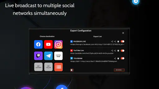 Omnistream Live Video Creator screenshot