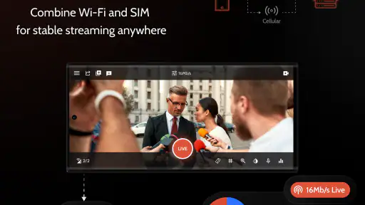 Omnistream Live Video Creator screenshot