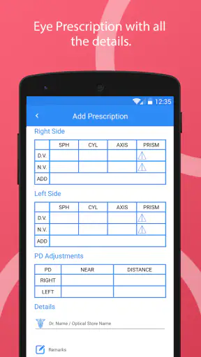 Optical Store Customer Manager screenshot
