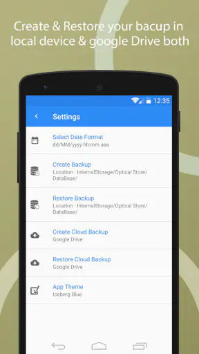 Optical Store Customer Manager screenshot