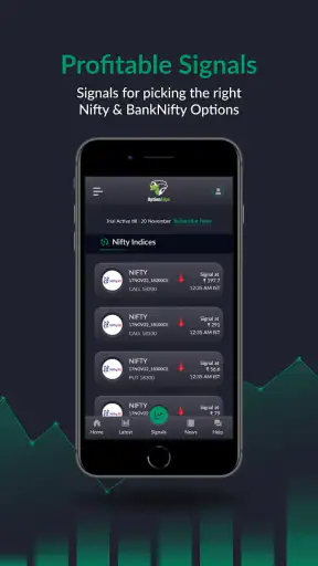 OptionAlgo Trading Signal NSE screenshot