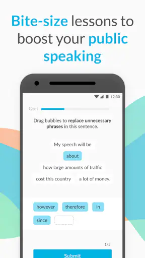 Orai for Public Speaking, Pres screenshot