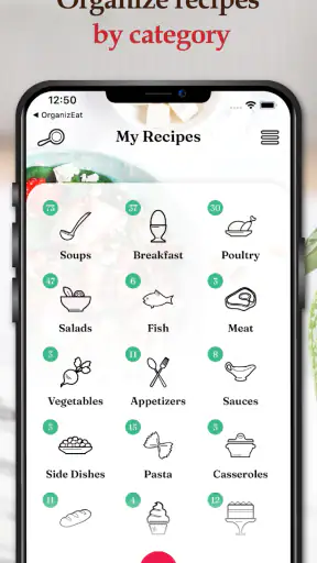 OrganizEat: Recipe Keeper Book screenshot