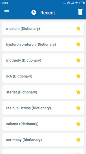 Oxford English Dict.&Thesaurus screenshot
