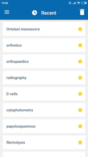 Oxford Medical Dictionary screenshot