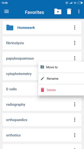 Oxford Medical Dictionary screenshot