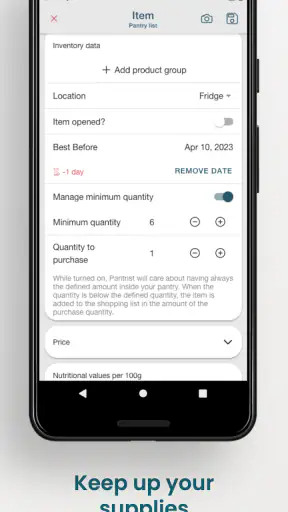 Pantrist - Shopping & Pantry screenshot