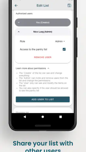 Pantrist - Shopping & Pantry screenshot