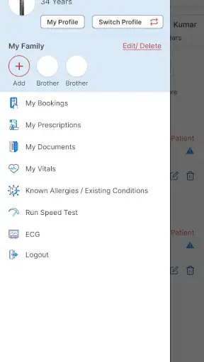 Paras Health Patient App screenshot