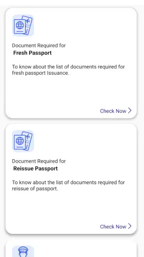 Passport Seva App screenshot