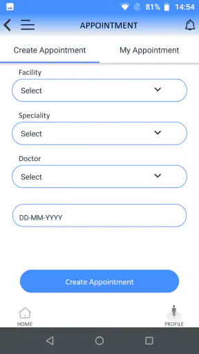 Patient Portal Rajagiri screenshot