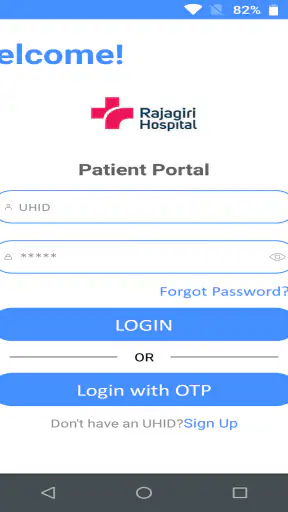 Patient Portal Rajagiri screenshot