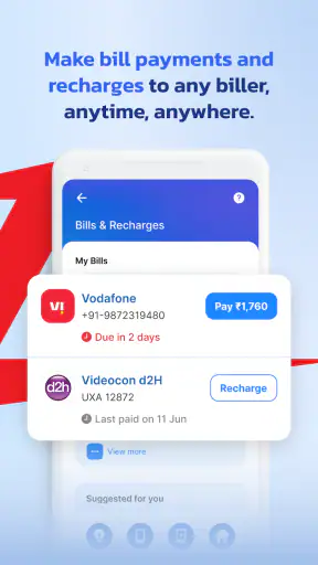 PayZapp UPI Wallet, Pixel Card screenshot