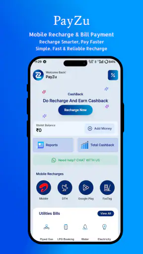 PayZu | Mobile Recharge App screenshot