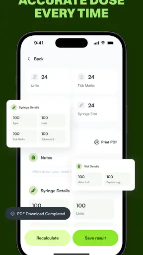 Peptide Calculator App screenshot