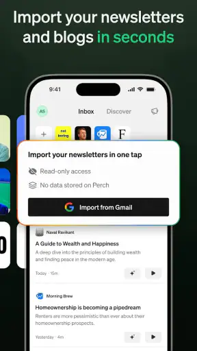 Perch Reader screenshot