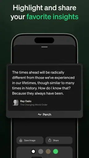 Perch Reader screenshot
