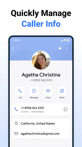 Phone call screenshot