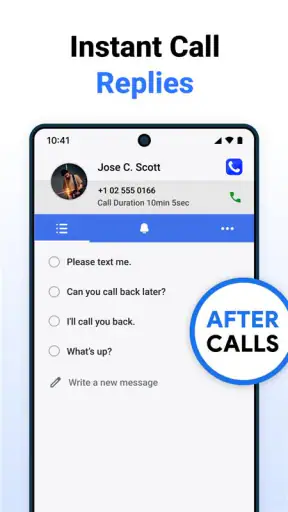 Phone call screenshot