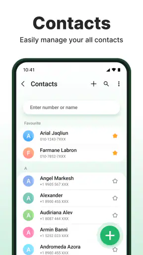 Phone Contacts screenshot
