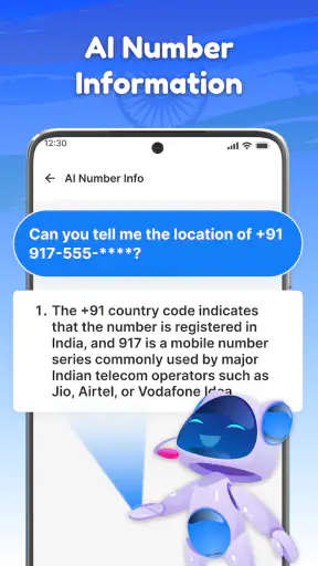Phone Number Location App screenshot